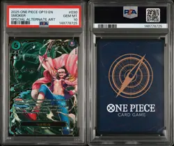 2025 One Piece English Smoker SP OP13-030 Super Rare PSA 10 GEM MINT 💎 - Image 2