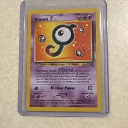 Unown J Black Star WOTC Promo Reg. 38 Neo Destiny Pokemon Card - MP - Image 1