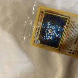 Factory Sealed, Pokemon TCG Machamp Holo Rare Card Base Set 8/102, 1st Edition - Image 4
