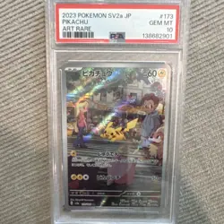 Pikachu Art Rare Holo SV2a Pokemon Card 151 #173 Japanese PSA 10 2023 - Image 2