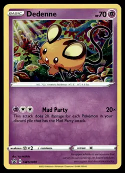 EX-NM SWSH: Sword & Shield Promo Cards Dedenne SWSH080 Pokemon TCG - Image 1