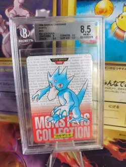 Pokemon Card Monsters collection Carddass 1996 Japanese BGS Beckett 8.5 Golduck - Image 1