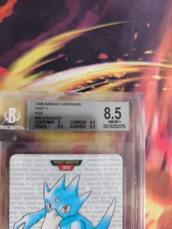 Pokemon Card Monsters collection Carddass 1996 Japanese BGS Beckett 8.5 Golduck - Image 4