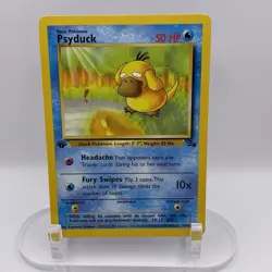 Psyduck 53/62 1st Edition Fossil LP Common WOTC Pokemon TCG Vintage Single - Image 1