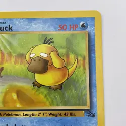 Psyduck 53/62 1st Edition Fossil LP Common WOTC Pokemon TCG Vintage Single - Image 4