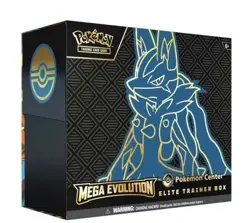Pokemon Center Mega Evolution Elite Trainer Box ETB Lucario NEW SEALED - Image 1