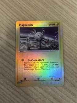 Magnemite 62/97 Dragon Reverse Holo Mint Condition Clean Vintage Ereader Pokemon - Image 1