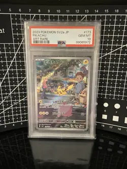 PSA 10 GEM MINT Pikachu SV2a 151 Japanese Art Rare Holo Pokemon 173/165 - Image 1