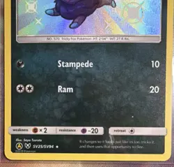 Pokemon Zorua SV25/SV94 Hidden Fates Shiny Vault Full Art Holo Rare 2019 - Image 3