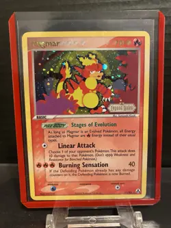 Magmar 21/92 Reverse Holo Rare EX Legend Maker Pokemon 2006 LP - Image 1
