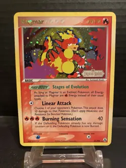 Magmar 21/92 Reverse Holo Rare EX Legend Maker Pokemon 2006 LP - Image 3