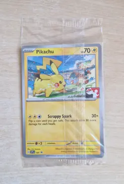 Pikachu SVP 101 Black Star Promos SVP101 Pokemon Promo Play Stamped SEALED - Image 1