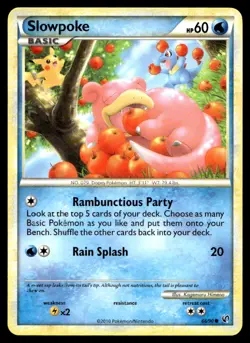 Slowpoke Undaunted Common 66/90 2010 Pokemon TCG - Image 1