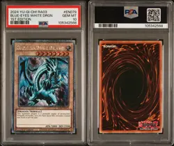 2024 YU-GI-OH! BLUE-EYES WHITE DRAGON RA03-EN079 1ST EDITION PSA 10 - Image 3