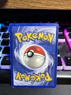 Misprint Ink Error Pokemon TCG Fire Energy Base Set Card 98/102 1999 Shadowless - Image 2