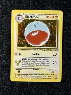 Pokemon Jungle Electrode 2/63 – Lightly Played – Vintage WOTC Holo Card - Image 2