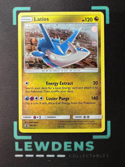Latios - SM136 - Cosmos Holo - Sun & Moon Black Star Promo - Pokemon Card - Image 1