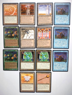 MTG Antiquities Lot Urza Lands Tower Mine Power Plant Vintage Magic Cards - Image 1