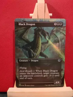 Black Dragon - Borderless FOIL - Adventures in the Forgotten Realms - NM - MTG - Image 1