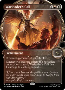 Warleader's Call (Showcase) [Murders at Karlov Manor] Near Mint - Image 1