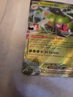 Yanmega EX 003/182 Double Rare Holo Pokemon TCG Card NM Condition Prize Pack - Image 3