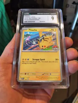 Pokemon TCG Black Star Promo Pikachu #190 2024 World Championships CGC Grade 9 - Image 3