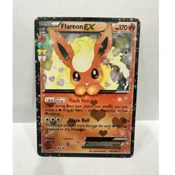 Pokemon TCG Flareon EX Ultra Rare Holo Generations RC6/RC32 Radiant 170 HP - Image 1