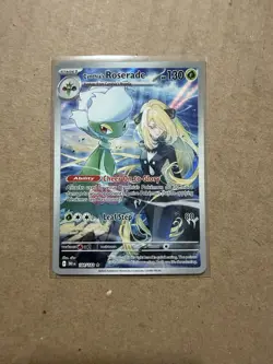 Pokemon Cynthia's Roserade Illustration Rare Destined Rivals 184/182 Holo 130HP - Image 1