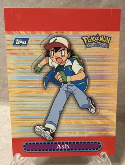 Ash Ketchum - Series 3 Rare Pop-up Pokemon Topps 2000 1 of 10 - Image 1