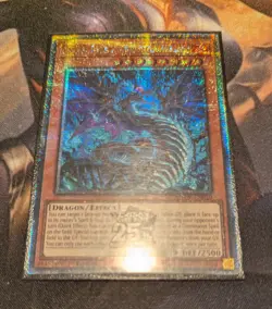Yu-Gi-Oh! Snake-Eyes Flamberge Dragon AGOV-EN010 Quarter Century Secret Rare... - Image 1