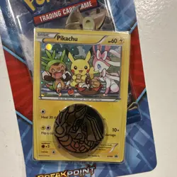 Pokemon XY—Breakpoint Booster Pack Pikachu Promo Card & Coin English 2016 - Image 2