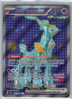 Iron Crown ex 191/162 SV05: Temporal Forces - Pokemon Card - NM - Image 1