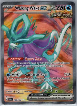 Walking Wake ex 189/162 SV05: Temporal Forces - Pokemon Card - NM - Image 1