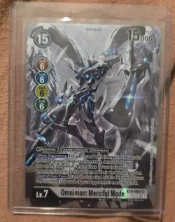 Omnimon Merciful Mode BT9-083 Alternate Alt Art Digimon Card Game TCG X Record - Image 1