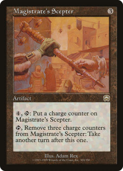 Magistrate's Scepter #304 (MP) Mercadian Masques MMQ Magic MTG - Image 1