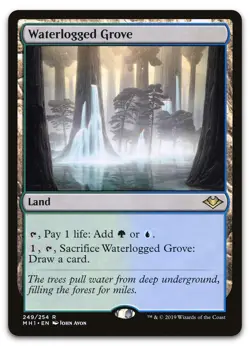 Waterlogged Grove #249 (LP) Modern Horizons MH1 Magic MTG - Image 1