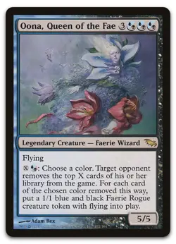 Oona, Queen of the Fae #172 (NM) Shadowmoor SHM Magic MTG - Image 1