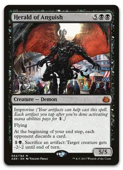 Herald of Anguish #64 (NM) Aether Revolt AER Magic MTG - Image 1