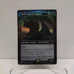 Wizards of the Coast Witch-king of Angmar Showcase LOTR 311 Mythic Foil Black - Image 1
