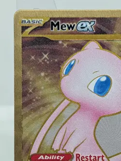Pokemon TCG Mew ex Scarlet & Violet - 151 205/165 Holo Hyper Rare METAL Card NM+ - Image 3