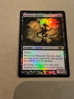 Foil - Hypnotic Specter - Core Set 2010 - M10 - MTG - Magic the Gathering - Foil - Image 1