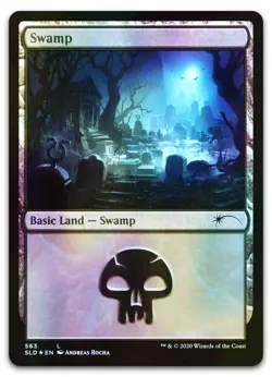 Swamp (563) #563 (Foil) (NM) Secret Lair Drop SLD Magic MTG - Image 1