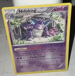 Pokemon TCG Card 2016 Steam Siege Nidoking 45/114 Reverse Holo - Image 1