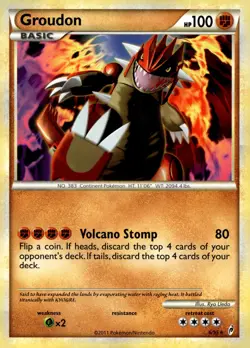 Groudon #6/95 Call of Legends Near Mint or Better - Pokemon Card - Image 1
