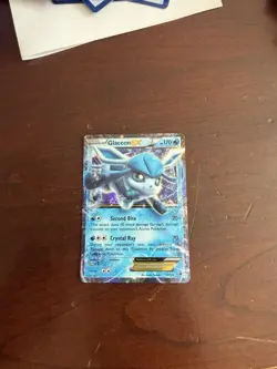 Pokemon TCG Glaceon EX 20/124 Fates Collide Ultra Rare - Image 1
