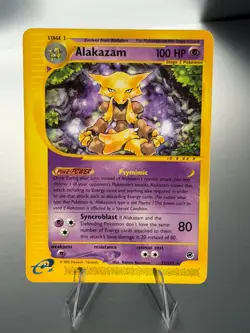 Pokemon Alakazam (33/165) Expedition Base Set - Image 1