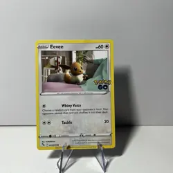 Eevee 054/078 Pokemon GO Regular Pokemon Card TCG - Image 3