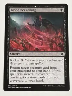 MTG Zendikar Rising Blood Beckoning 092/280 NM - Image 1