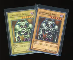 YUGIOH FADED Metal Raiders SUMMONED SKULL MRD-003 Ultra Rare MP + DB1-EN142 - Image 3