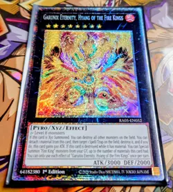 Garunix Eternity Hyang of The Fire Kings (Starlight Rare) - RA05-EN052 - YuGiOh - Image 2